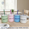 Tân Lập Thành Ly Giữ Nhiệt Quai 2 Lớp 700ML Chill Girl 1