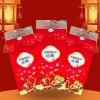 1 thùng 4 bọc giấy Sipao treo tường màu đỏ dày 3 lớp + 4 móc treo 2