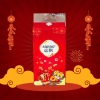 1 thùng 4 bọc giấy Sipao treo tường màu đỏ dày 3 lớp + 4 móc treo 3