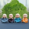 BỘ TƯỢNG 4 CHÚ TIỂU TỨ KHÔNG NIKKO NHẬT BẢN