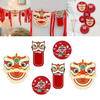Set 6 Mặt Lân Rời Trang Trí Tết