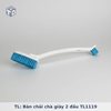 TL: Bàn chải chà giày 2 đầu TL1119 24.5x4x3cm