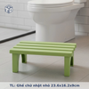 TL: Ghế chữ nhật nhỏ 23.6x16.2x9cm