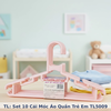 TL: Set 10 cái móc áo quần trẻ em TL5009