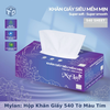 Mylan: Hộp Khăn giấy 540 tờ màu tím