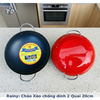 Rainy chính hãng: Chảo Xào ép miệng chống dính 2 Quai 20cm RNC-20TT2Q