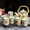 Bộ Ấm Chén Họa Tiết Hoa Hồng Cổ Điển Ko Bao bể vc