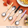 Thìa Tay Cầm Ngọc Trai 2