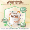 Topgia: Nước giặt 72h, Hương Laveder, Hoa Hồng túi 2 lít