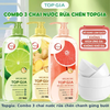 Topgia: Combo 3 chai nước rửa chén chanh + gừng+ bưởi