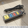 VNKIP: Ổ cắm 4 ngả liền dây N13-10A 250V 3m