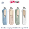 Deli: Dao rọc giấy mini 25mm Nusign cao cấp NS065