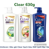 Unilever: Dầu gội Clear Sạch Gàu Mát Lạnh Bạc Hà 630g