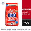 Unilever: Bột giặt Omo đỏ hương thơm mát 770g