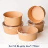 THF: Set 50 Tô giấy Kraft 750ml