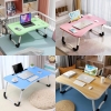 Bàn học gấp gọn hình thú có khe cắm ipad + khay ly- quấn keo ko bao vc(T10) (Cái)