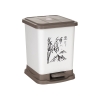Việt Nhật - Mã 8031: Thùng đựng rác vuông bật nắp có nắp đậy 7L 3