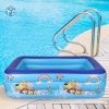 Bể Bơi Phao Hình Chữ Nhật 3 Tầng 1.3M 1
