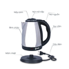 Comet: Ấm siêu tốc inox CM8215 1.5L