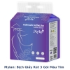 Mylan: Bịch giấy rút 3 gói màu tím siêu mềm mịn 300 tờ/ gói 2