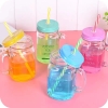BÌNH ĐỰNG NƯỚC THỦY TINH 480ML BRIGHT BLUE ROSE Mã 13