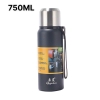 Bình Giữ Nhiệt Double Wall Nắp Bạc 750ML