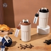 Bình Giữ Nhiệt Hiển Thị Nhiệt Độ trên nắp bình 410ml có dây in chữ Coffee (T50)- (Cái)