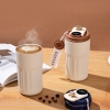 Bình Giữ Nhiệt Hiển Thị Nhiệt Độ trên nắp bình 410ml có dây in chữ Coffee