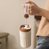 Bình Giữ Nhiệt Hiển Thị Nhiệt Độ trên nắp bình 410ml có dây in chữ Coffee