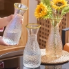 Bình Hoa Eo Thủy Tinh Viền Vàng 2