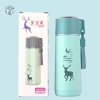 Bình Nước Lõi Thủy Tinh 450ML Hình Hươu 1