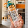Bình Nước Nhựa trong suốt Có Khay Lọc 650ml