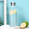 Bình thuỷ tinh 500ml trong suốt nắp bạc-2