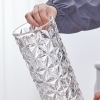 BÌNH TRỤ THỦY TINH CẮM HOA KIM CƯƠNG 20cm 3