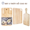 Bộ 2 Thớt Gỗ Cây Cao Su Lock&Lock 1