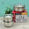 Bộ 3 nồi inox SONY nắp Inox size 16-18-24cm (T25) (Bộ)