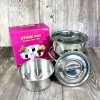 BỘ 3 NỒI INOX STOCK POT VỎ HỒNG 2