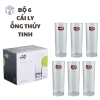 Bộ 6 Cái Ly Ống Thủy Tinh Deli cao cấp 1