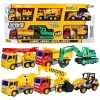 Bộ 6 Xe Đồ Chơi Công Trình City Truck Cho Bé 1