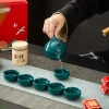 Bộ Ấm Chén Tráng Men 7 Món 2