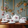 Bộ Ấm Trà Họa Tiết Kèm Ly và Tách 2
