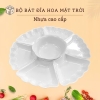 Bộ Bát Đĩa Hoa Mặt Trời 7 Chi Tiết 1