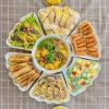 Bộ Bát Đĩa Hoa Mặt Trời 7 Chi Tiết 2