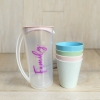 Bộ Ca Nhựa 1.6L kèm 4 ly Family Tân Lập Thành 3