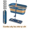 Bộ Cây Lau Xô Gấp Gọn Silicon Tặng Kèm 4 Bông Lau 2