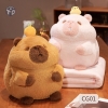 Bộ Chăn Gối Văn Phòng Hình Capybara 1