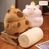 Bộ Chăn Gối Văn Phòng Hình Capybara 2