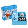 Bộ Chén Ăn Kèm Đũa Muỗng Chống Nóng Giữ Nhiệt Doremon, Kitty