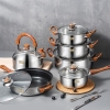 Bộ Nồi Inox 6 Món Cookware uiws