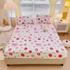 Poly rẻ 1.6M: Bộ ga gối 3 món poly coton 1m6x2m gấu dâu lotso